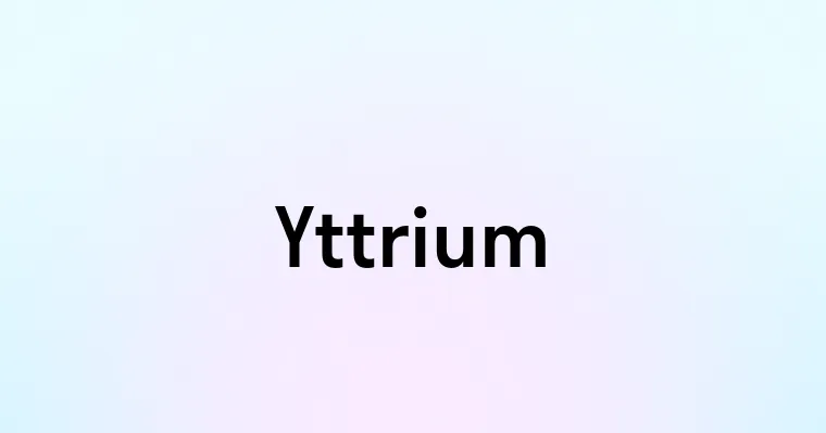 Yttrium