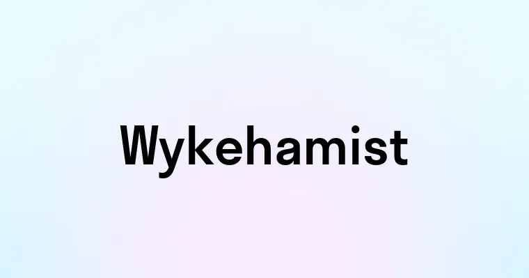 Wykehamist