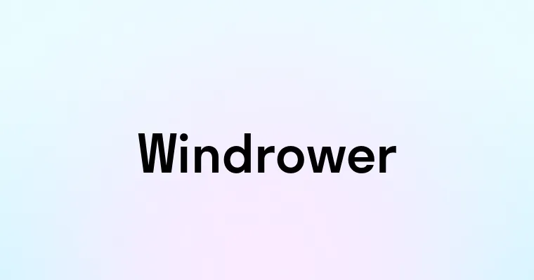 Windrower