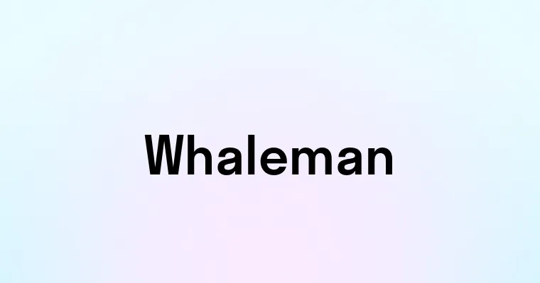 Whaleman