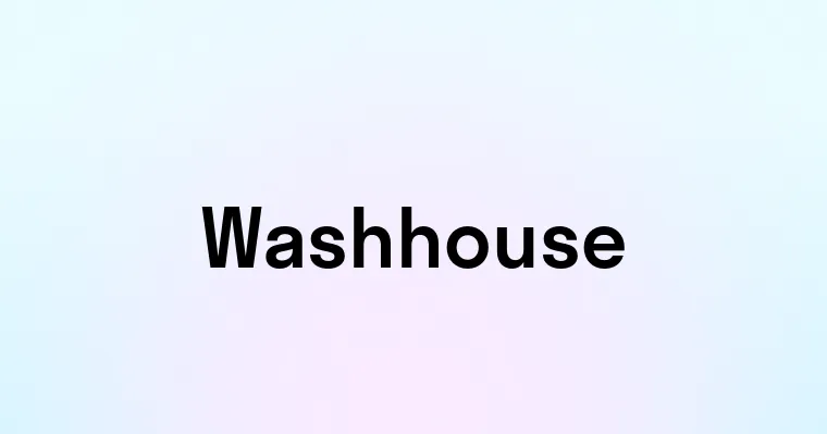 Washhouse