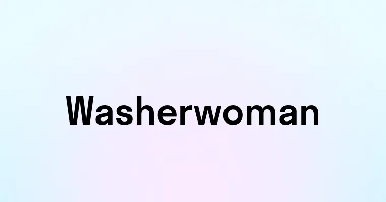 Washerwoman