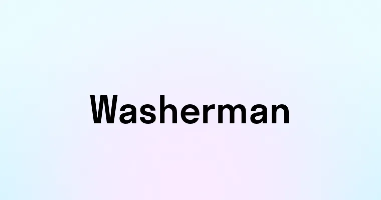 Washerman