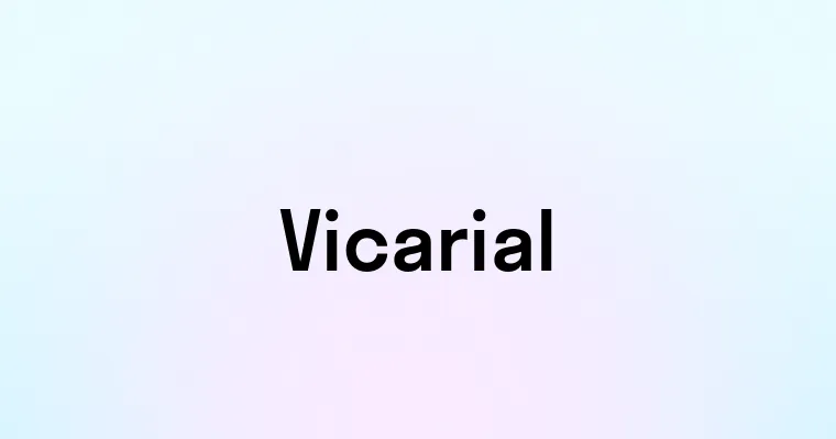 Vicarial