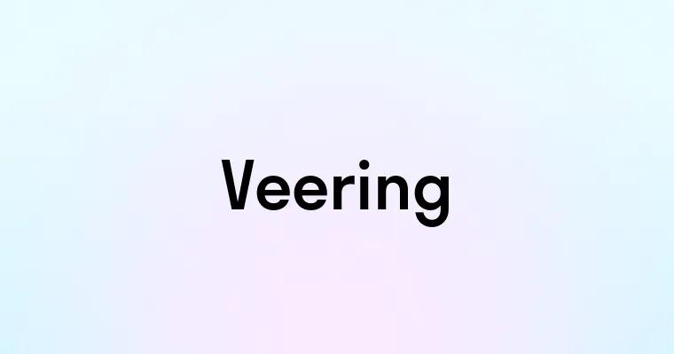 Veering