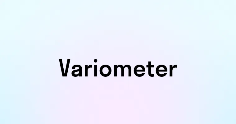 Variometer