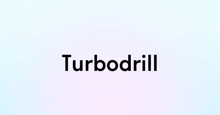 Turbodrill