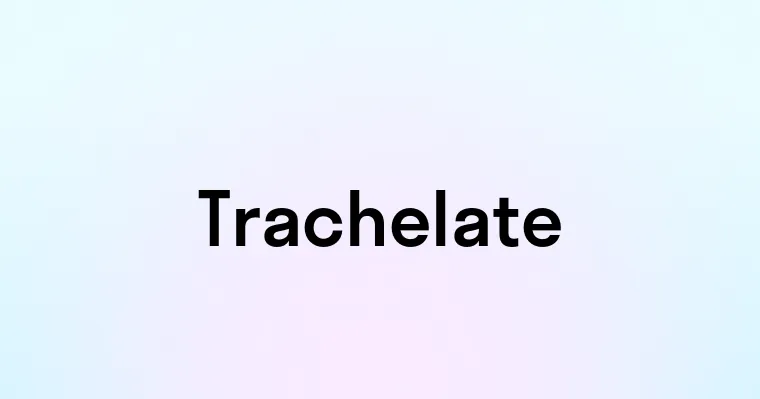 Trachelate