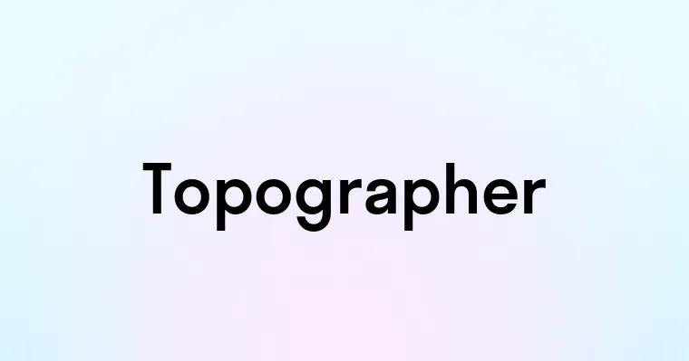 Topographer