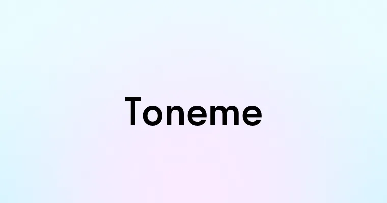 Toneme