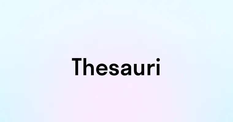 Thesauri