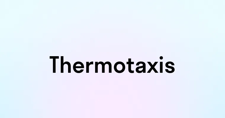 Thermotaxis