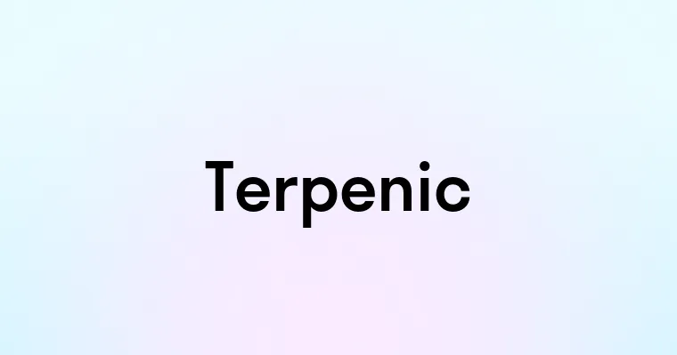 Terpenic