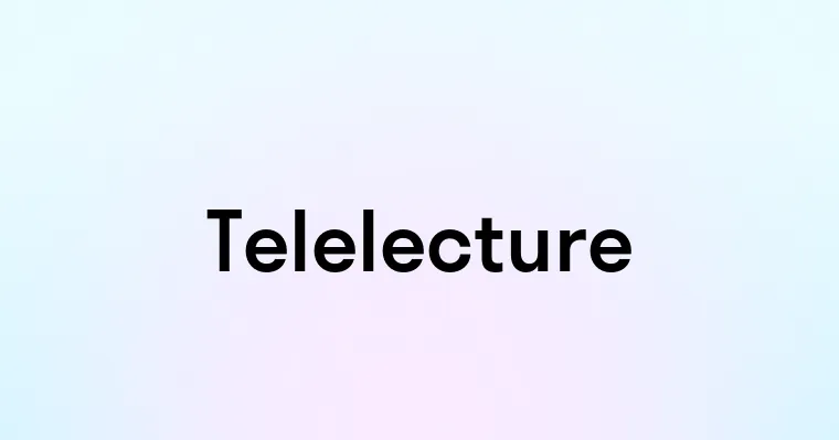 Telelecture