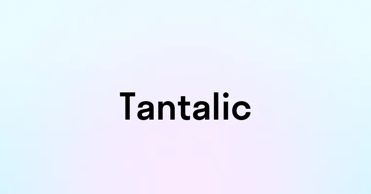 Tantalic