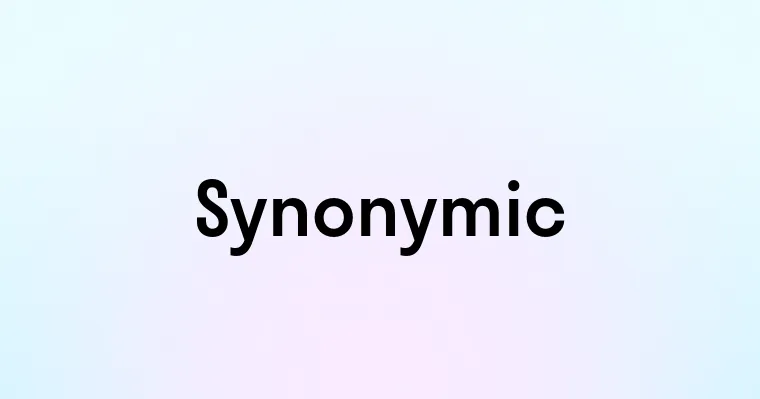 Synonymic