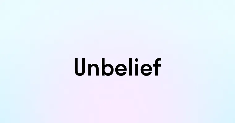 Unbelief