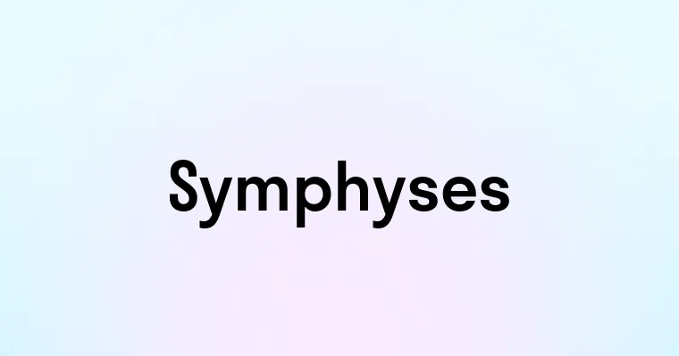 Symphyses