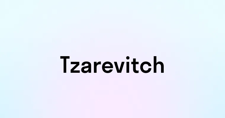 Tzarevitch