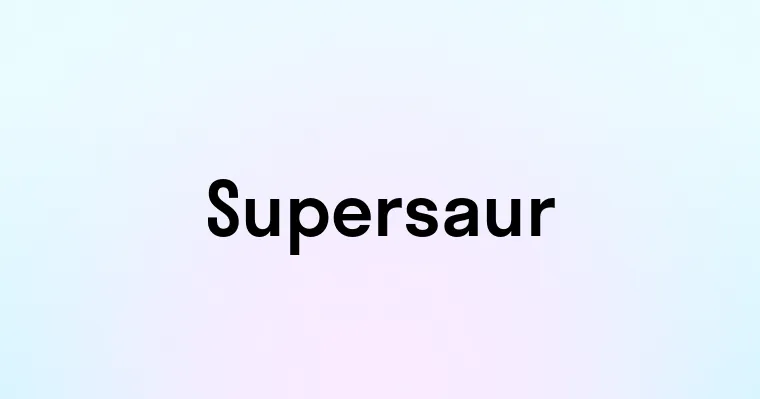 Supersaur