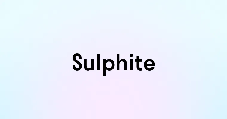 Sulphite