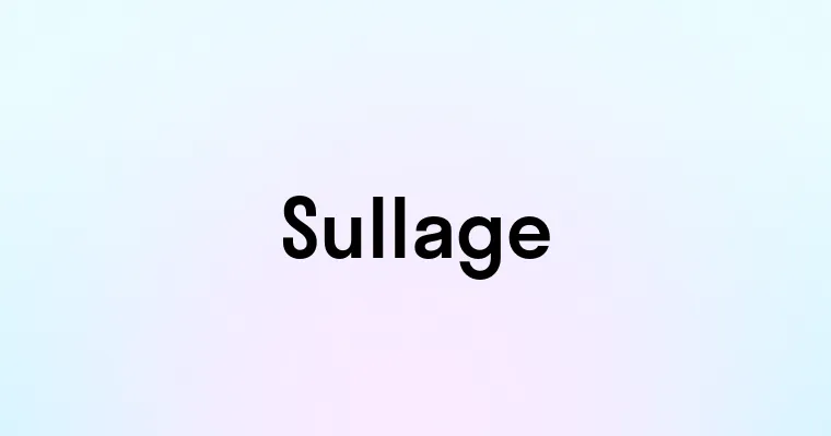 Sullage