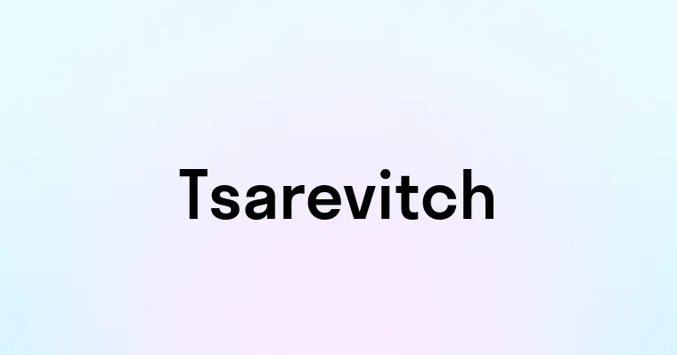 Tsarevitch