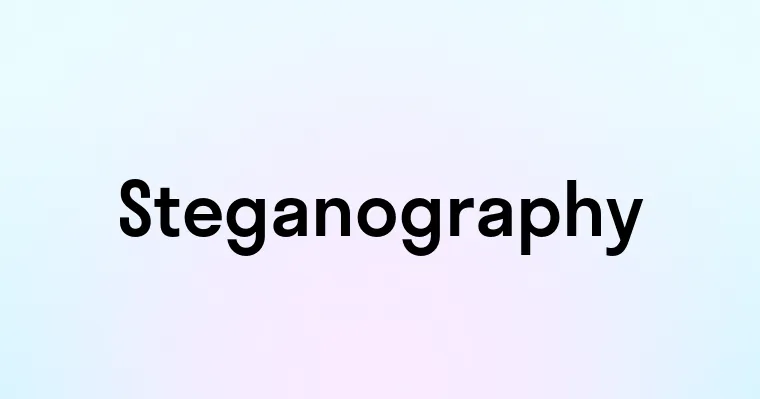 Steganography