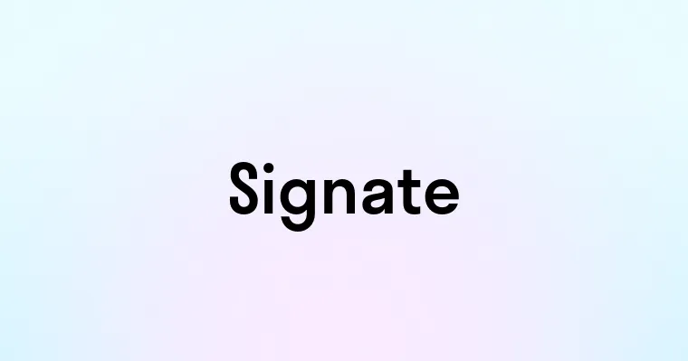 Signate