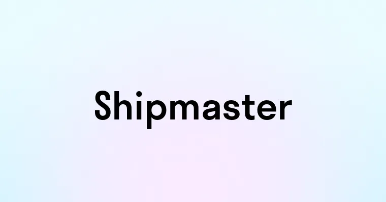 Shipmaster