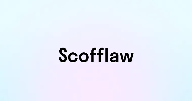 Scofflaw