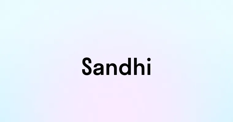 Sandhi