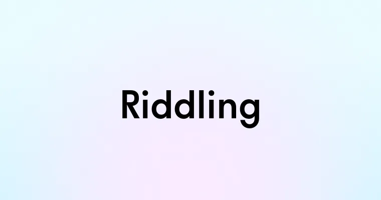 Riddling