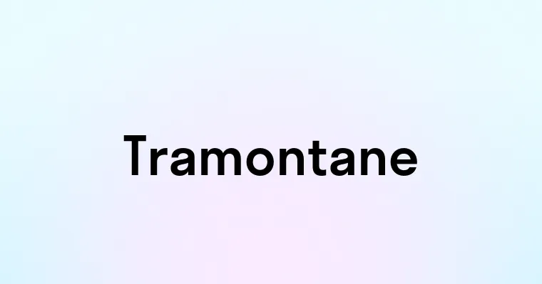 Tramontane