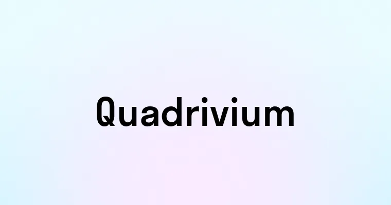 Quadrivium