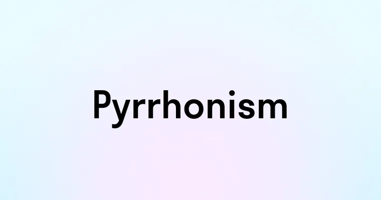 Pyrrhonism