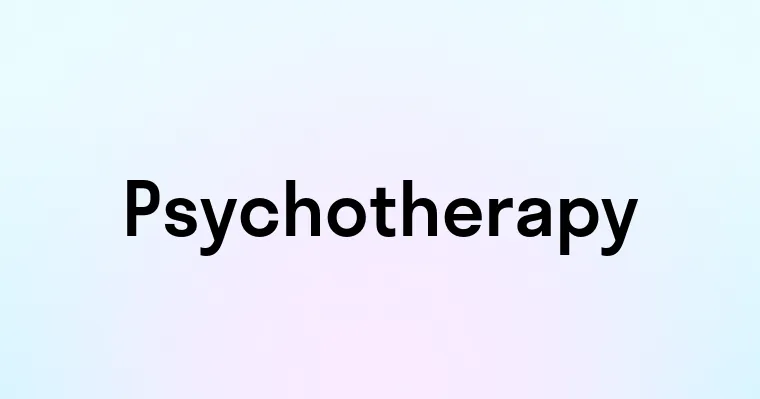 Psychotherapy