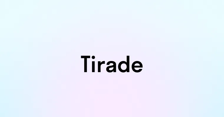 Tirade