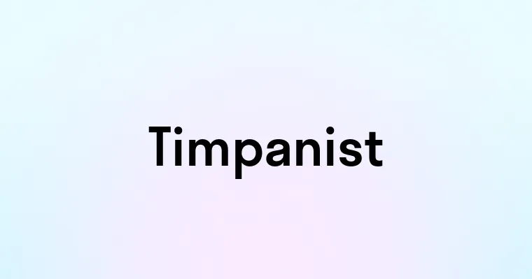 Timpanist