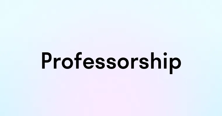 Professorship