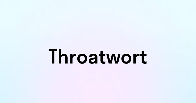 Throatwort