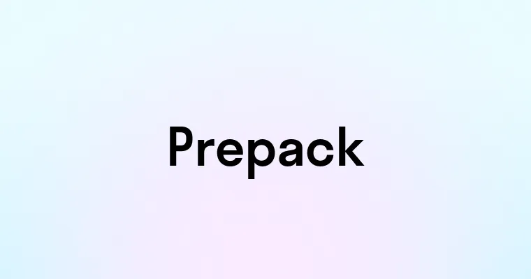 Prepack