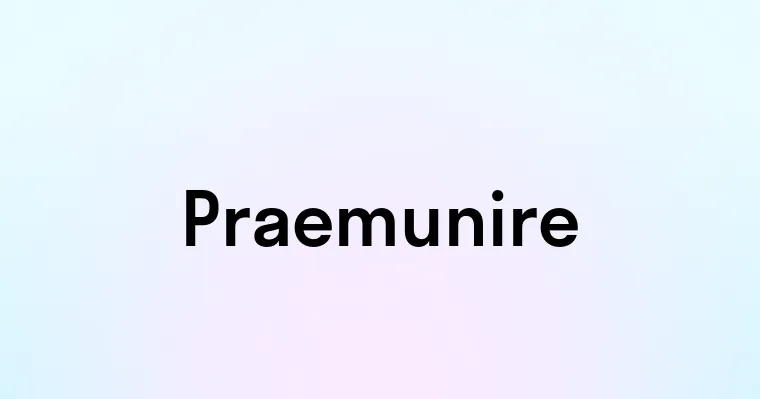 Praemunire