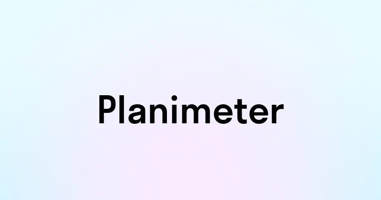 Planimeter