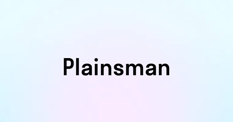 Plainsman