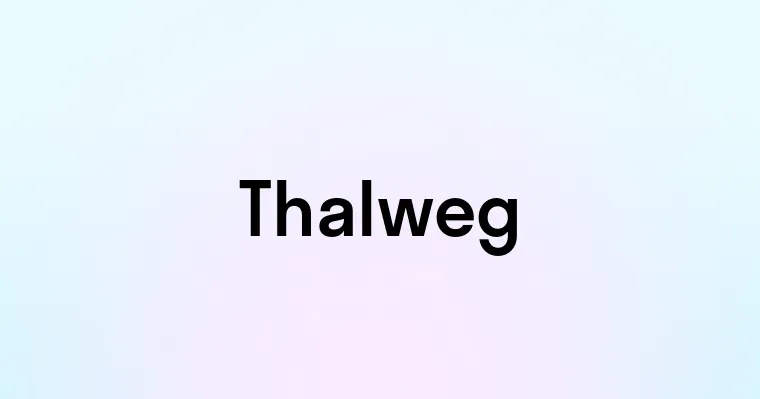 Thalweg