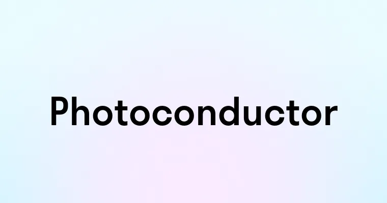 Photoconductor