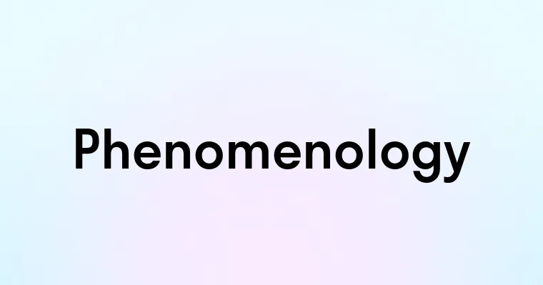 Phenomenology