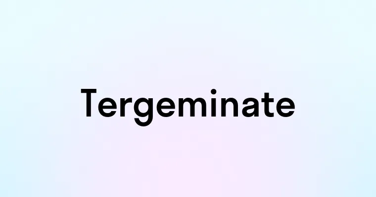 Tergeminate