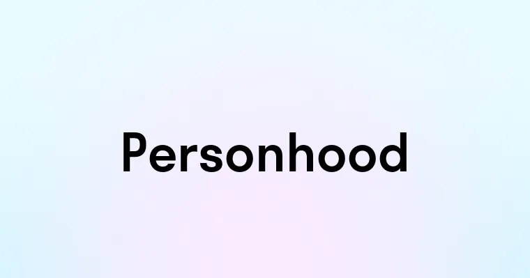 Personhood